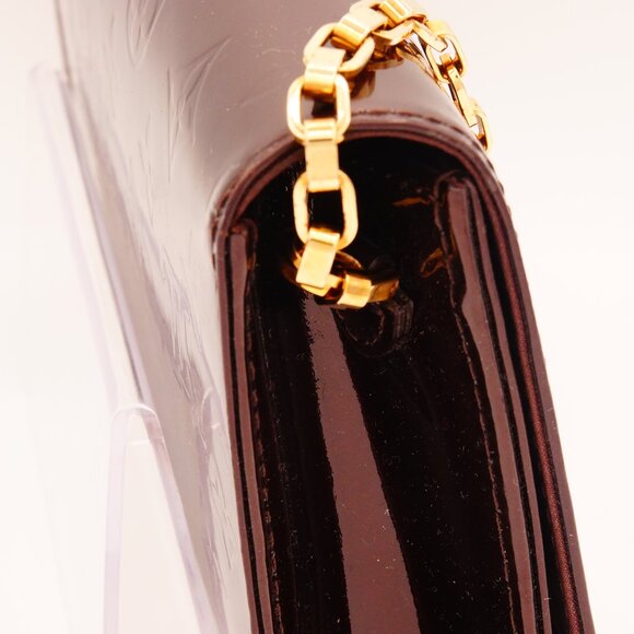 Louis Vuitton Vernis Ana Clutch Amarante - Picture 5 of 12